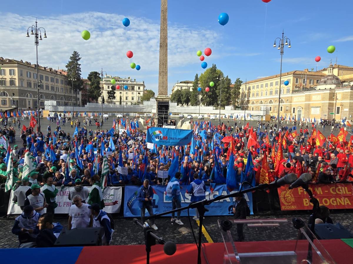 Manifestazione nazionale di UILM FIM FIOM 0