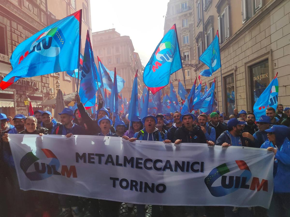 Manifestazione nazionale di UILM FIM FIOM 1