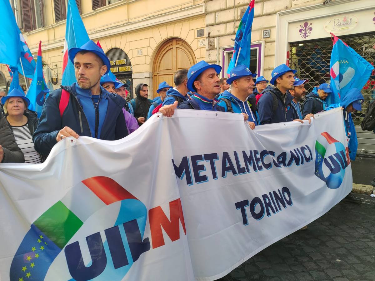 Manifestazione nazionale di UILM FIM FIOM 3