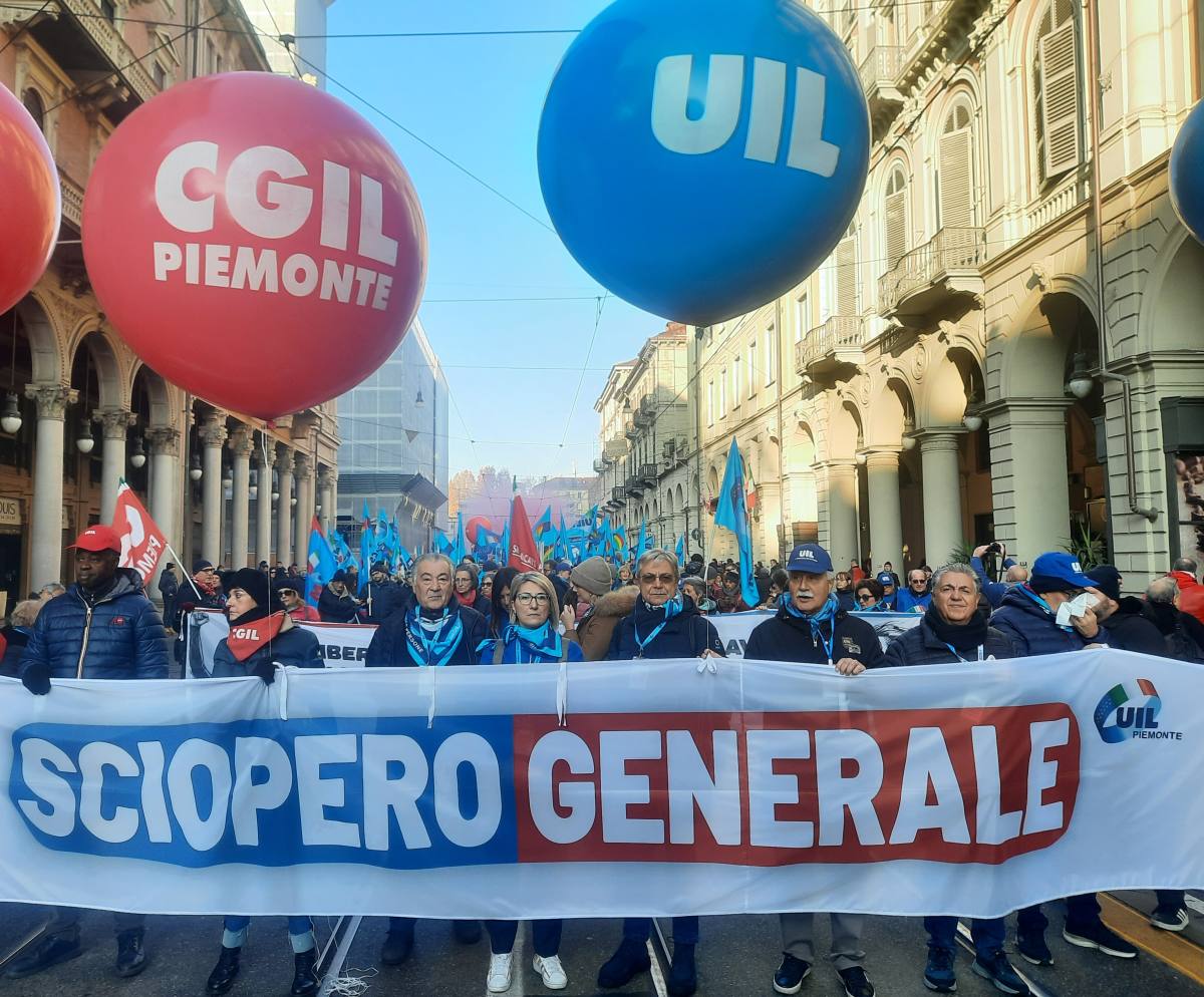 Sciopero generale UIL e CGIL  0