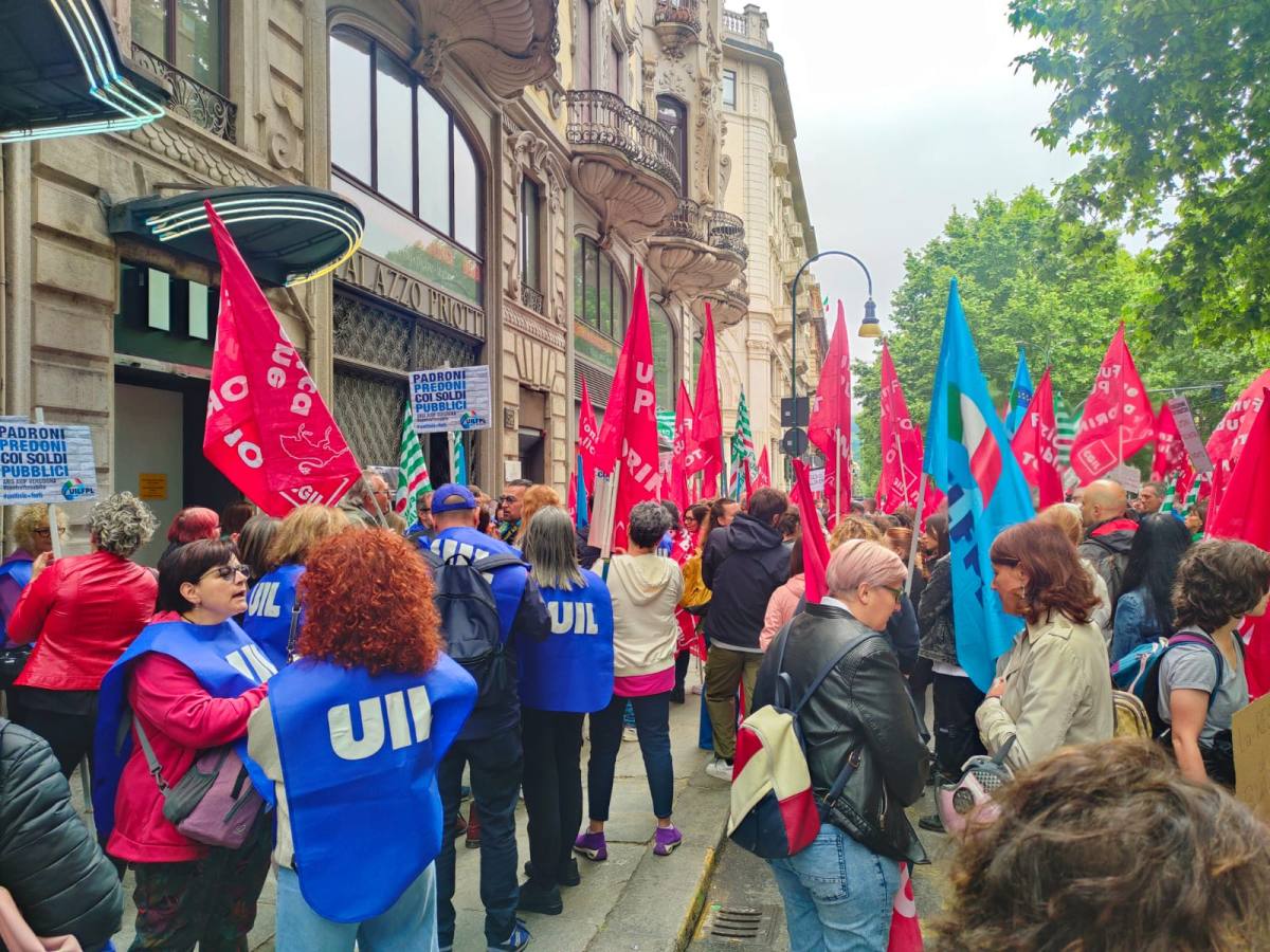Presidio UIL FPL, FP CGIL, CISL FP 2