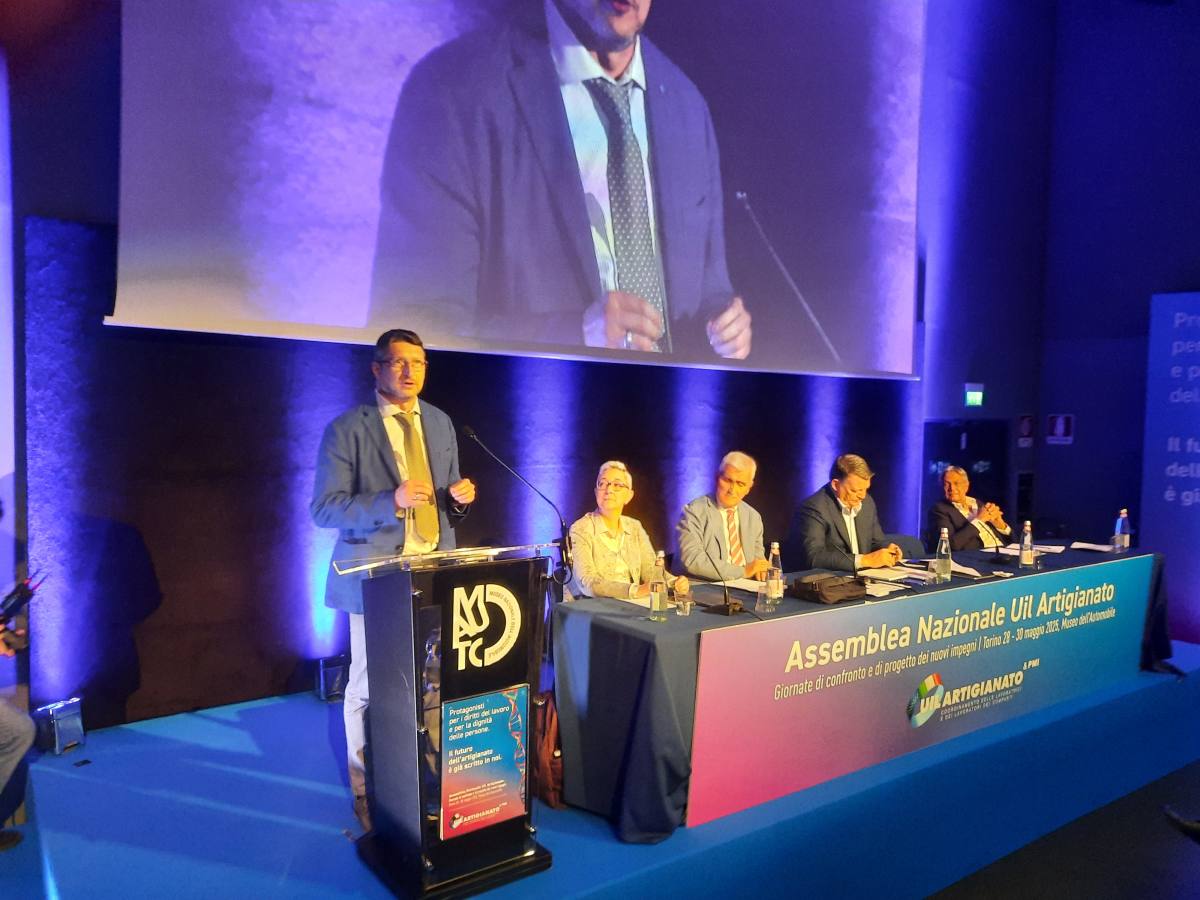 PierPaolo Bombardieri chiude  l’Assemblea Nazionale UIL Artigianato 1