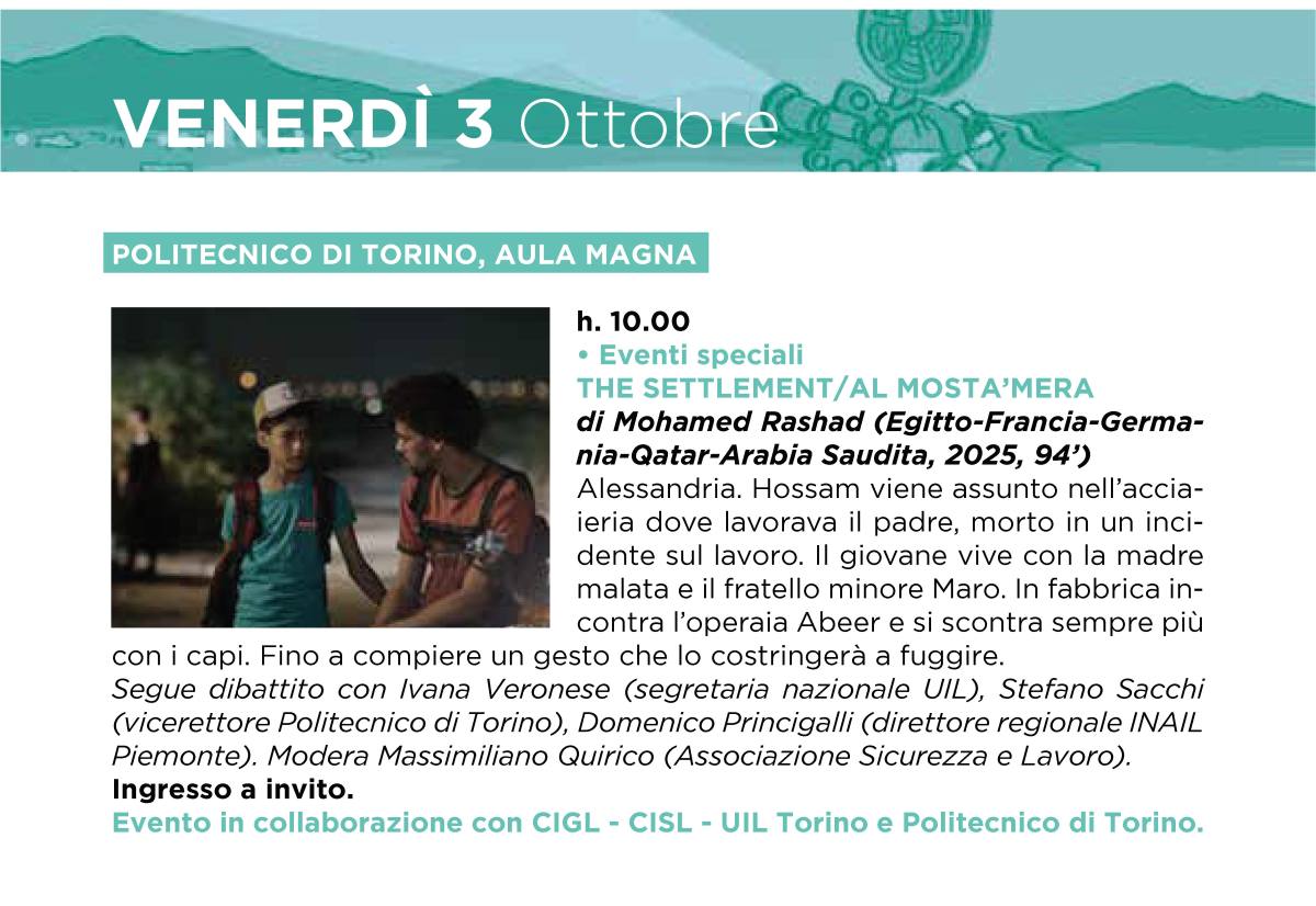 JOB FILM DAYS - Il cinema per i diritti di chi lavora 1