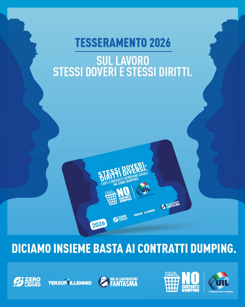 Tesseramento UIL 2026: diciamo basta ai contratti pirata! 1
