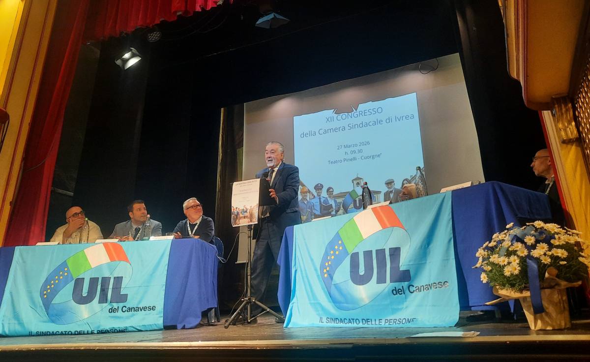 Luca Cortese confermato alla guida della UIL di Ivrea 3