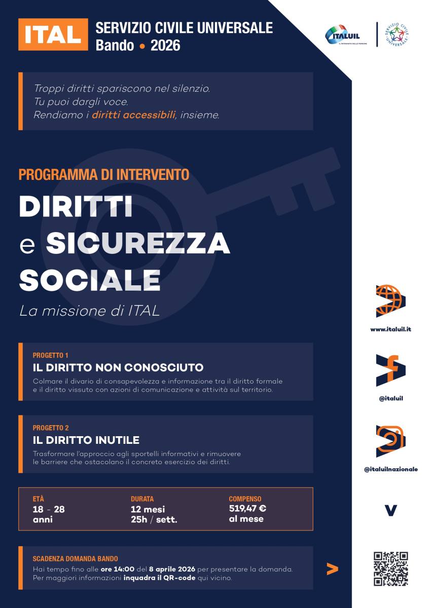 SERVIZIO CIVILE UNIVERSALE CON ITAL UIL