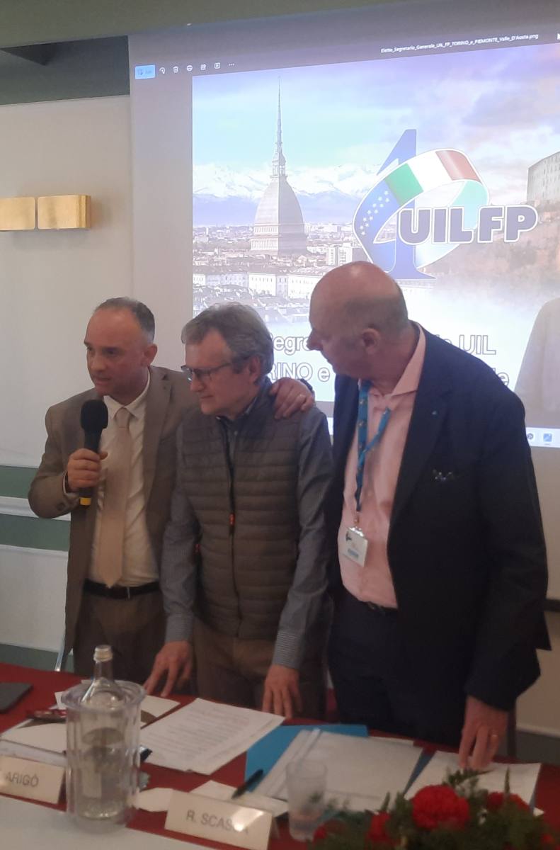 Nazzareno Arigò eletto al vertice della UILFP Torino e Piemonte - Valle d’Aosta. 1