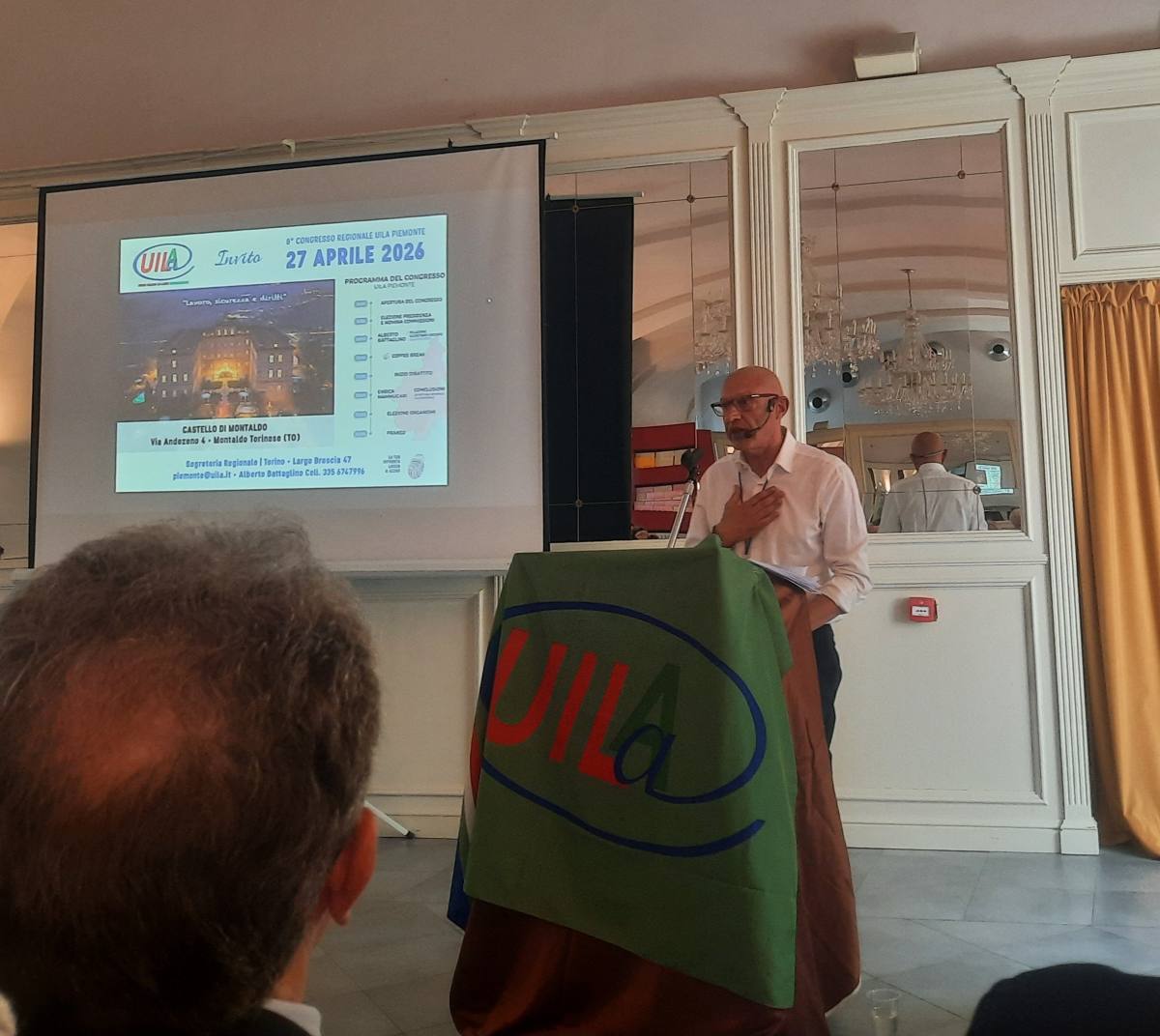 Alberto Battaglino confermata alla guida della UILA Piemonte 0