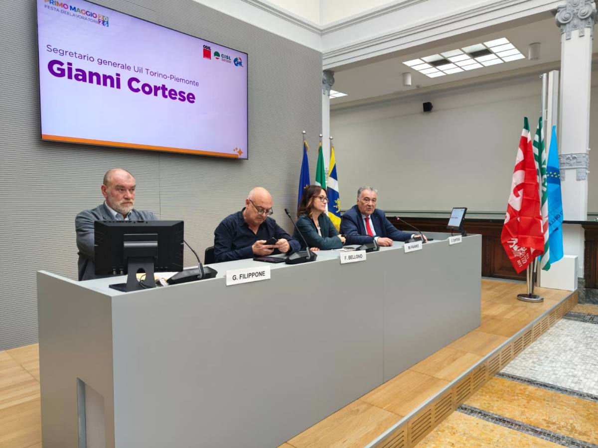 Conferenza stampa - 1° Maggio a Torino 0