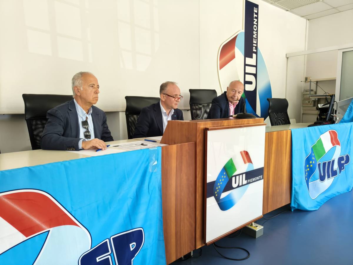 Conferenza stampa della UIL FP Torino Piemonte V.d.A 0