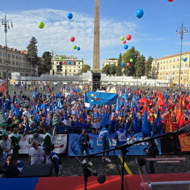 Manifestazione nazionale di UILM FIM FIOM