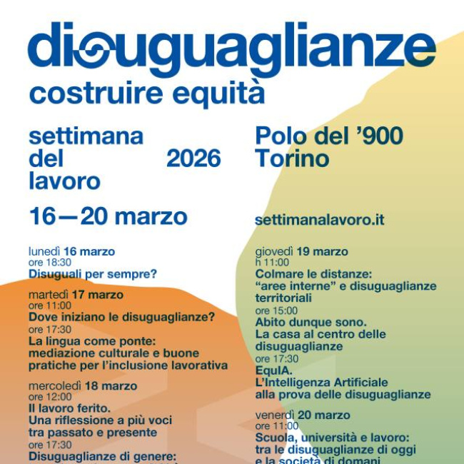 Lunedì 16 marzo inizia la Settimana del Lavoro organizzata da ISMEL