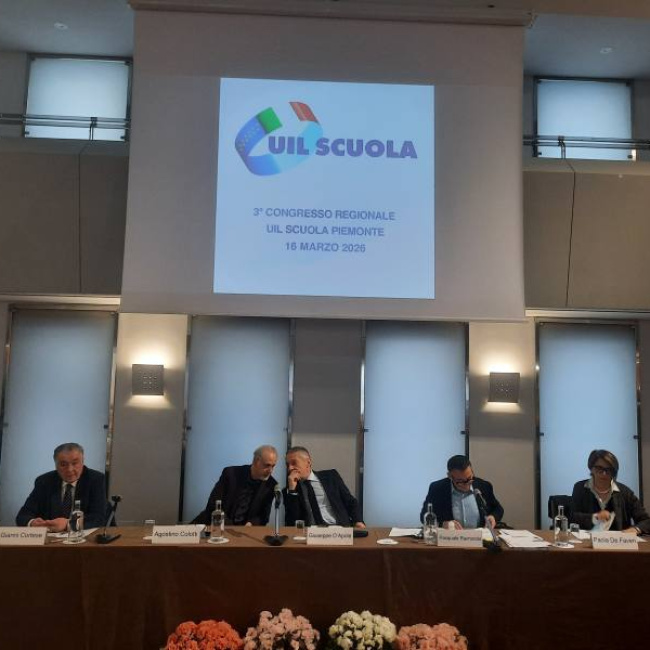 Agostino Colotti confermato al vertice della UIL Scuola