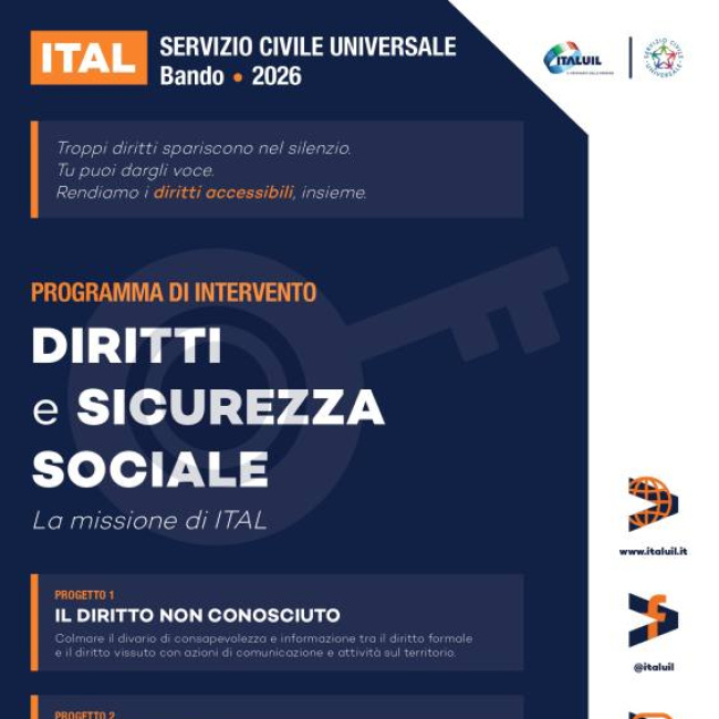 SERVIZIO CIVILE UNIVERSALE CON ITAL UIL