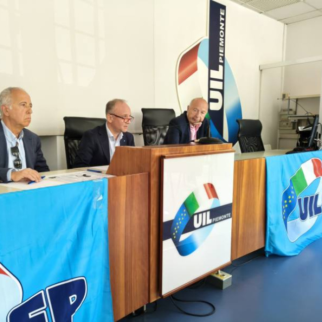 Conferenza stampa della UIL FP Torino Piemonte V.d.A
