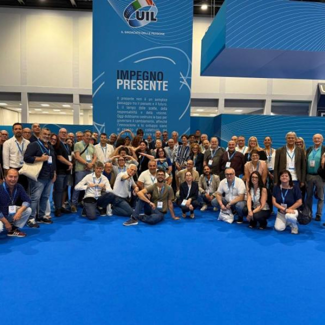 I delegati della UIL Piemonte al XIX Congresso nazionale UIL